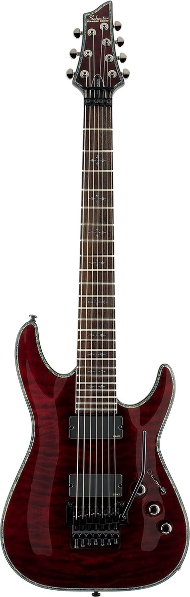 Schecter Hellraiser C-7 FR Black Cherry - Elektrische gitaar