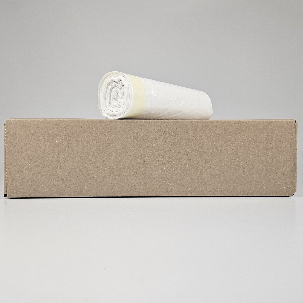 Goedkoopste Witte Vuilniszakken 30 Liter | Trekband | 270 Zakken | LDPE | 17 My | 53x62 cm - Vuilniszakken met Trekband, Pedaalemmerzakken 30 Liter, Pedaalemmerzakken Met Trekband