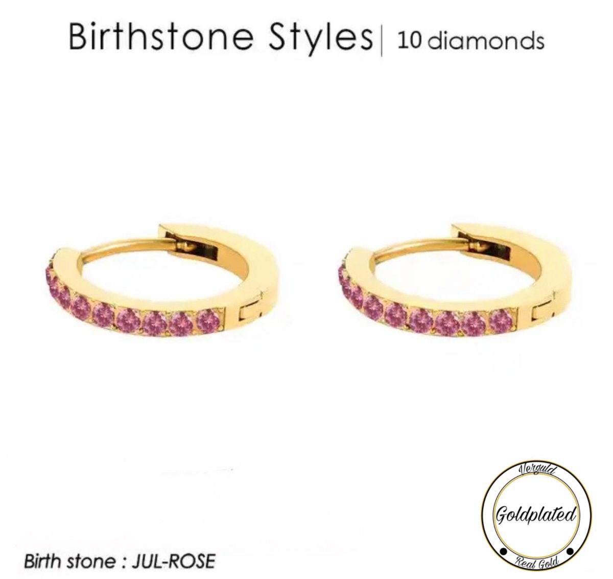 Soraro Birthstone Oorbel | Juli | Goudkleurig | Oorbel voor Haar | Elegant | Cadeau Voor Haar | Cadeau Voor Vriendin | Verjaardag Cadeau | Moederdag Cadeau | Cadeau Ideeën