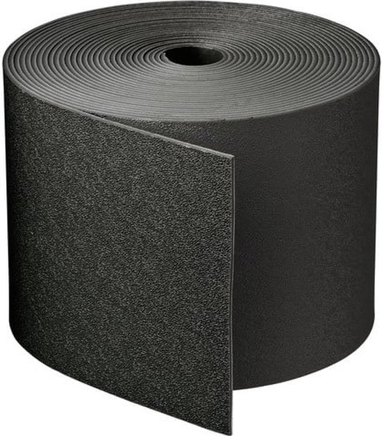 NATURE Bordure de jardin en polypropylène - Epaisseur 3 mm - H 15 cm x 10 m - Gris