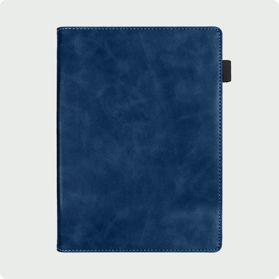 Hoes Geschikt voor Kobo Clara Colour Leren Hoesje Bookcase Cover Hoes Met Screenprotector - Hoesje Geschikt voor Kobo Clara Colour Hoes Cover Case Leer - Donkerblauw van Merkloos — afbeelding 5