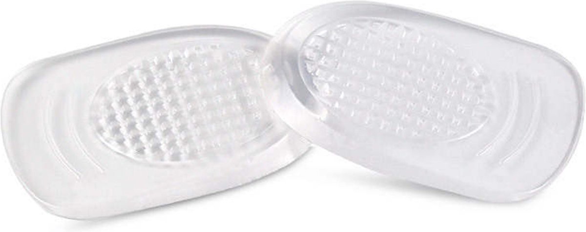 Hypedpair Antislip Hielkussens | Hiel Pads | Hielspoor zooltjes | Gel | Gel Hak | Gel heel pads | Gel Zooltjes | Maat 40-46 | Doorzichtig | Antislip | Comfort | 1 set | Schoenen | Hakken | Hielkussens | Unisex