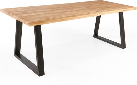 Oviala - Rechthoekige Eettafel Voor 4 Personen Van Z Staal   Daisy 1149866976