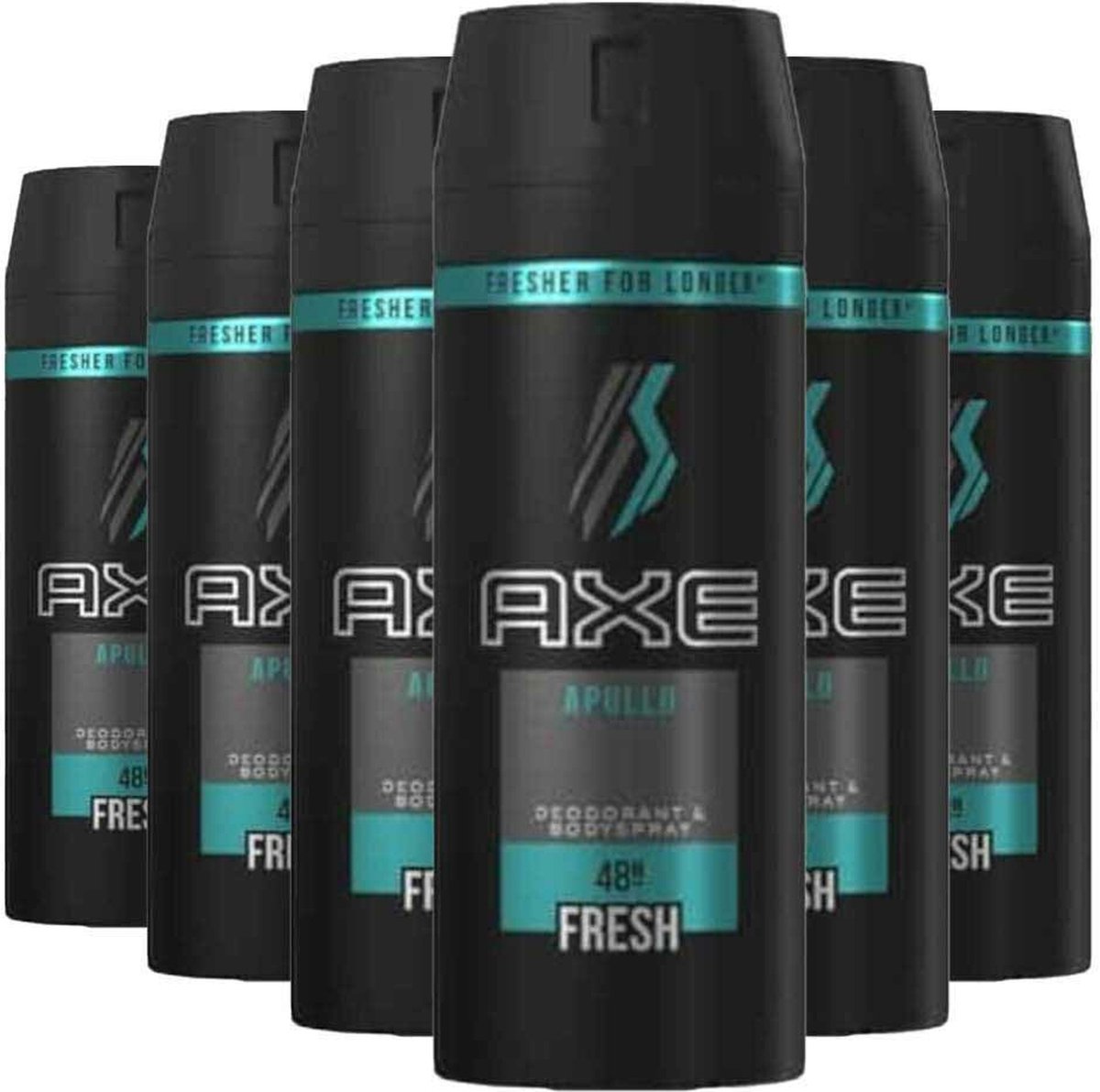 6x Axe Deodorant Bodyspray Apollo 150 ml
