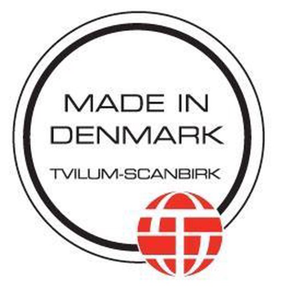 Petra kommode 5 lades eiken decor en wit hoogglans.