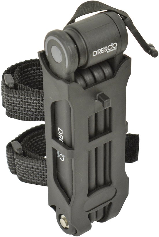 Dresco - Vouwslot - 85x5,5cm - Met houder - Zwart van Dresco — afbeelding 3