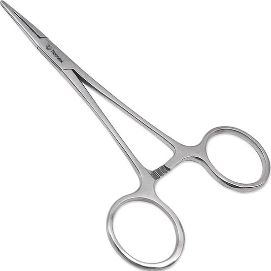 Novaex Kocher klemschaar, 15cm, met kartels aan de binnenkant van de bekjes.