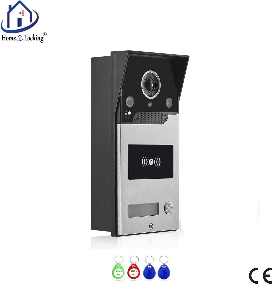 Home-Locking buitenpaneel/deurbel camera voor cloud videofoon. T-2302A