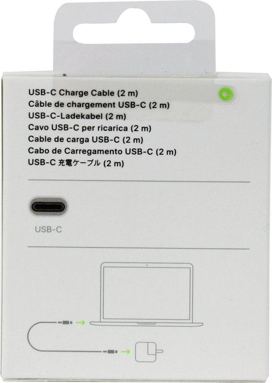 Apple MLL82ZM/A câble USB 2 m USB C Blanc