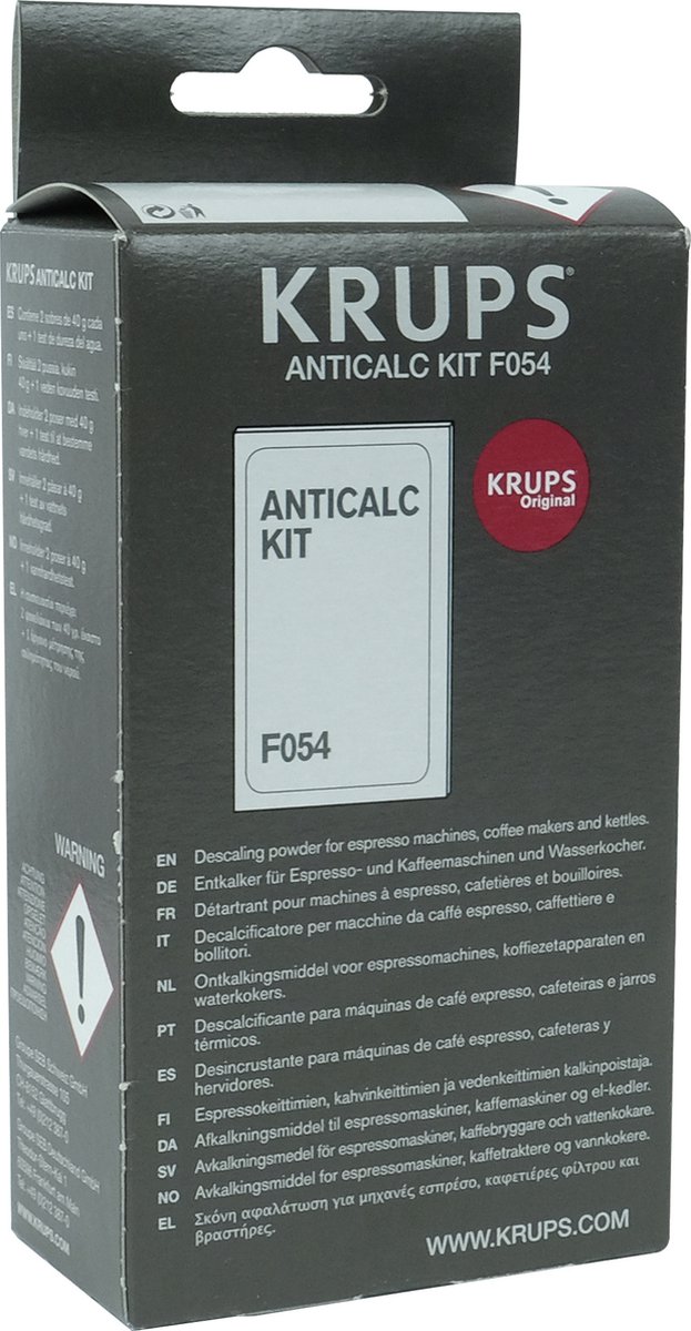 Krups F054 - Koffiemachineontkalker - Ontkalker set + PH strip Espresso — afbeelding 6