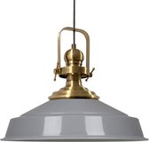 Abat-jour Suspendu Vintage En Métal Brillant - Style Industriel Rétro, Compatible E27