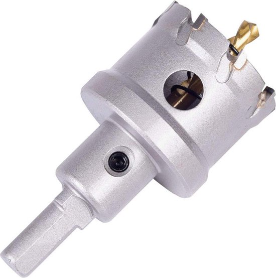 Aohhy 12 mm gatenzaag hardmetalen boor, professionele TCT metaalboor voor roestvrij staal, kunststof, messing, ijzer, aluminium