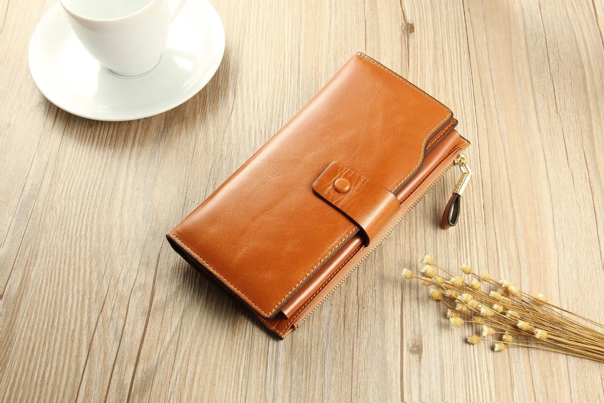 Portemonnee Dames, Portemonnee, Portemonnees, Portefeuille Dames, Dames Pasjes Houder, Card Holder Wallet, Portefeuille, Portefeuille Dames Met Kaarthouders, Creditcardhouder, Pasjeshouder Vrouwen, Moederdag, Valentijnsdag, Verjaardag, BRUIN