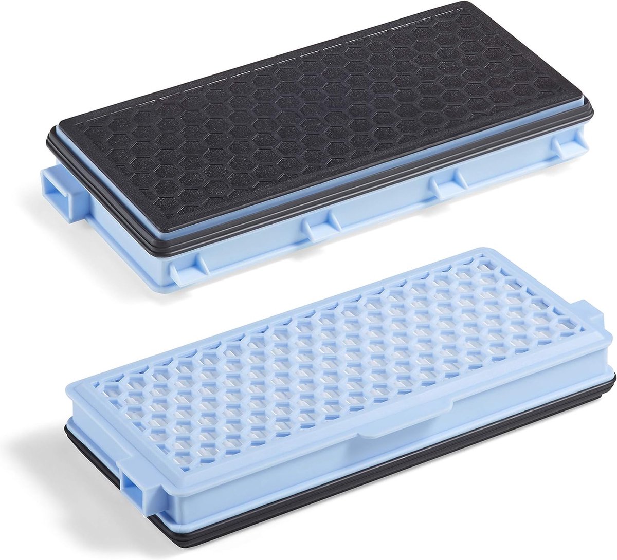 2x Supremery HEPA-filter compatibel met Miele SF-HA 50 stofzuigerfilter met actieve kool tegen geuren voor S8000 S6000 S5000 S4000-serie Complete C2 C3 Compact C1 C2 S8340 S6240 S5211