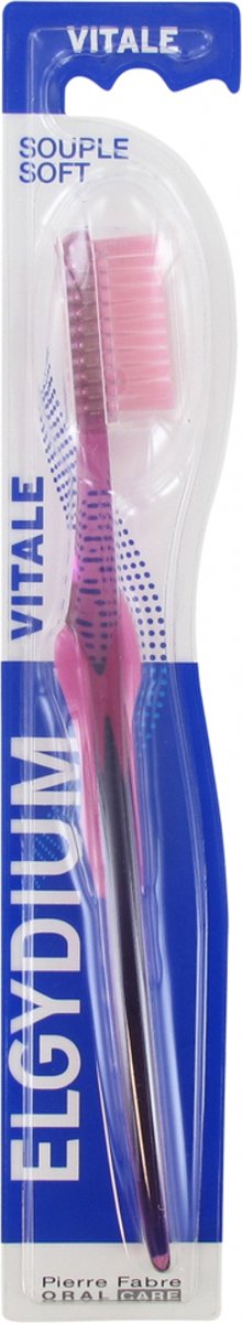 Goedkoopste Elgydium Vitale Zachte Tandenborstel (Kleur Roos
