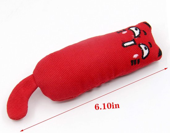 NIDONE Kattenkruid Speelgoed 5Pcs Peperkoek Man Pluche Kerst