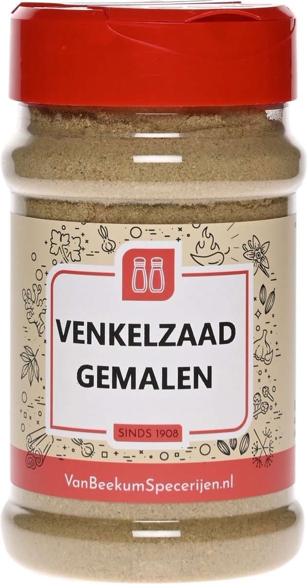 Goedkoopste Van Beekum Specerijen - Venkelzaad Gemalen - Strooibus 115 gram