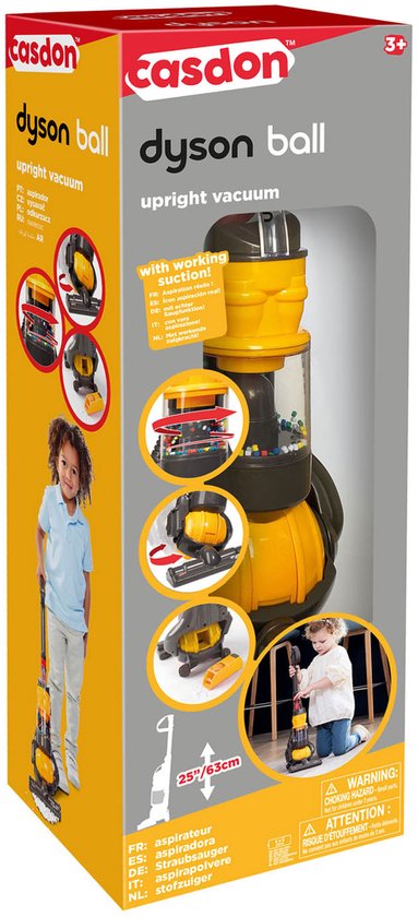 Dyson Ball speelgoed stofzuiger Casdon - realistisch kinderspeelgoed.