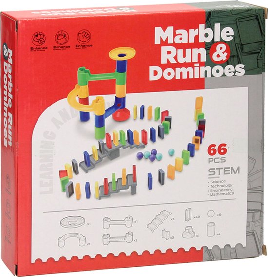 Knikkerbaan met Domino, 66dlg.