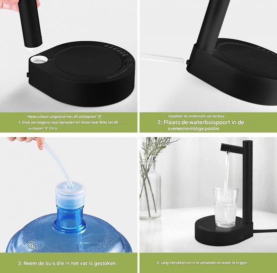 Distributeur D'Eau Électrique 550W Chaud Et Froid - Voyant Lumineux, Acier Inoxydable, Compatible Bouteilles 3.5L à 18.9L Pour Bureau Et Maison