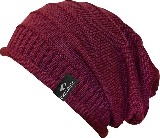 Bonnet Chillouts Erik en bonnet long modèle bordeaux