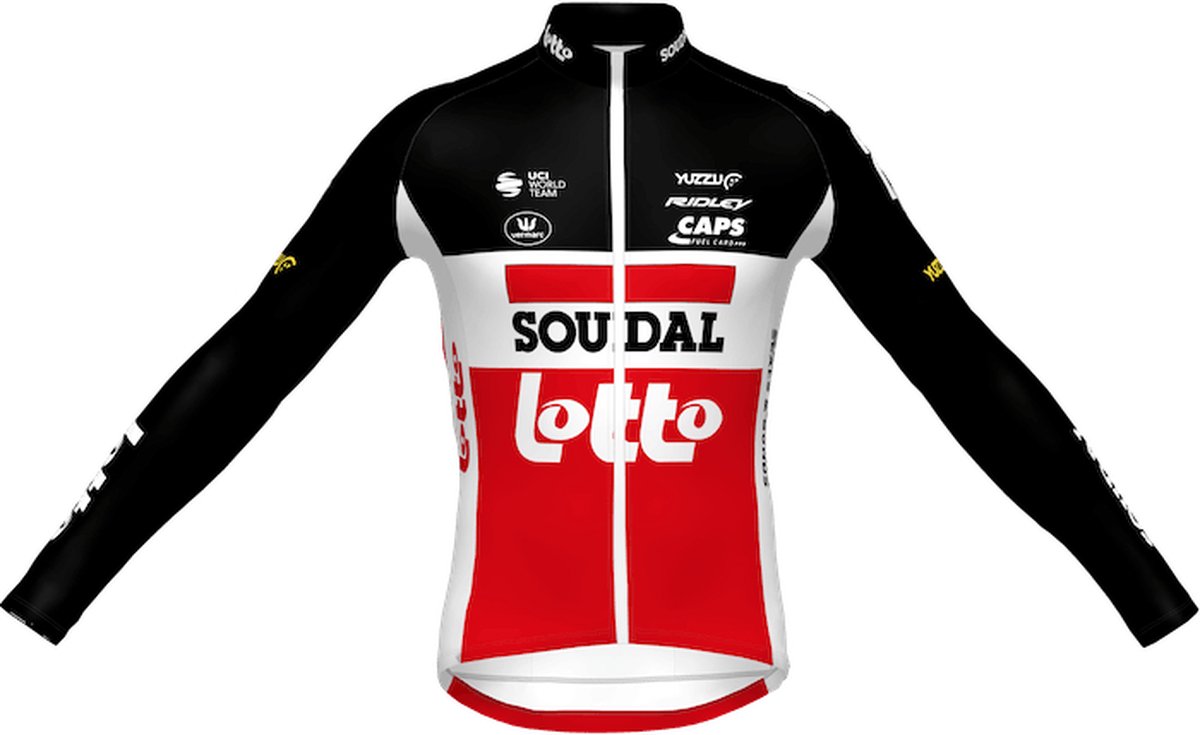 Kids Lotto Soudal 21 Vermarc Trui Lange Mouw Maat 164