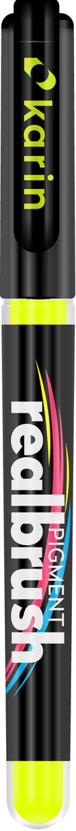 Karin Realbrush Pigment 3965U Sulphur Yellow