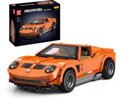 Comnox - Mould King Oranje Mura Sportwagen - 1607 Stukjes - LEGO Compatible - Technisch Speelgoed