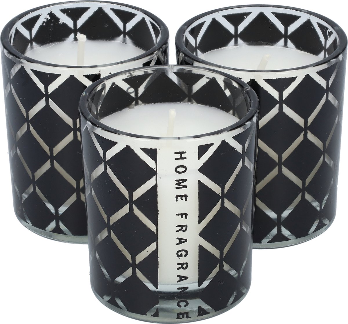 Kaarsen - Geurkaarsen in glas - Sfeerverlichting met een heerlijke geur - In een set van 3 - Een luxe geschenkset voor zowel mannen als vrouwen - Verschillende kleuren en geuren - Compacte en kleine kaarsjes - Ideale sfeermakers in huis! - Cross — cadeau in Wonen & Interieur - foto 3