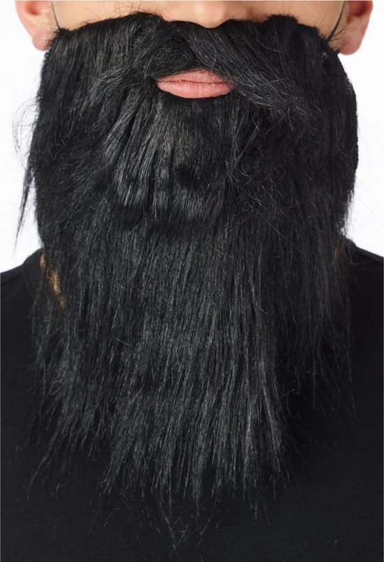 Korte zwarte verkleed baarden - Voor kabouters/dwergen - Carnaval