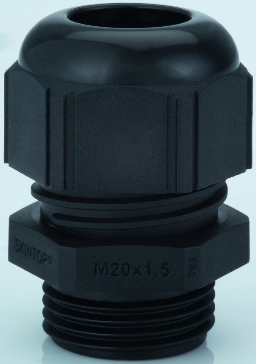 Hugro WAZU 184.2516.01 wartel nylon M25 zwart ul keur - 0950351 (50 stuks)