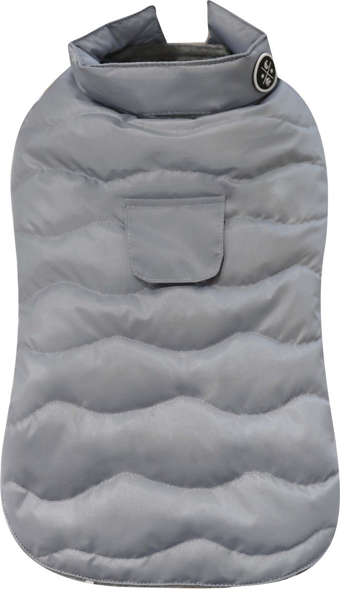 croci - hondenjasje grijs met fleece binnenkant - 30 cm ****recucle - reduce - reuse