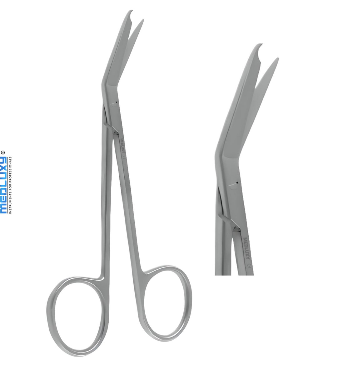 Goedkoopste MEDLUXY® - Onthechtingsschaar Spencer - 14 cm - Gehoekt - (Ligatuur Schaar, Spencer Ligature Scissors, Verpleegkundige Schaar, EHBO, Verpleegkunde, Medische Schaar, Stich Cutter) M-0091
