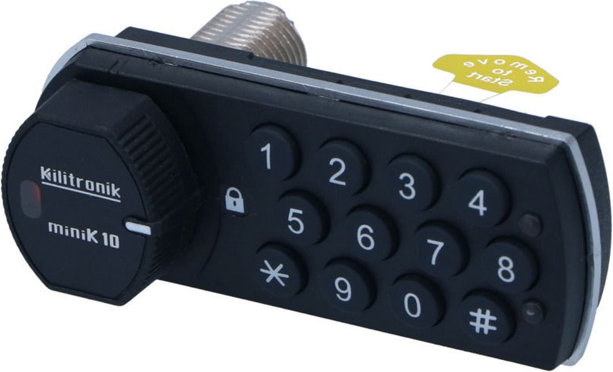 8 stuks - Elektronisch lockerslot Kilitronik MiniK10 (horizontaal)