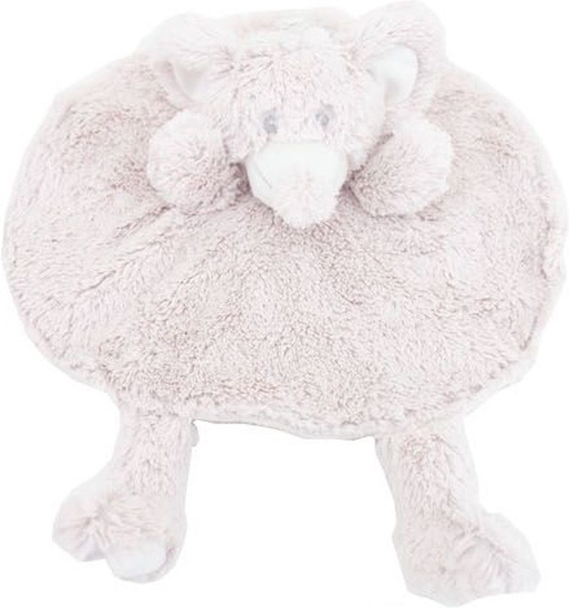 Knuffeldoekje baby en peuter – Kraamcadeau - Knuffeldoek met muis als dierenvriendje – rond 30x30 cm - Licht Roze - Knuffelzacht