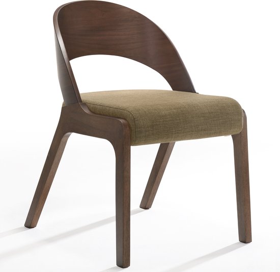 Chaise Ulrike - noyer/brun - Emob - Meubles d'assises - Brun - Bois|Placage - Meubles d'assises