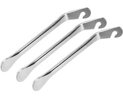 Fiets bandenafnemer - bandenlichter metaal - set van 3 stuks