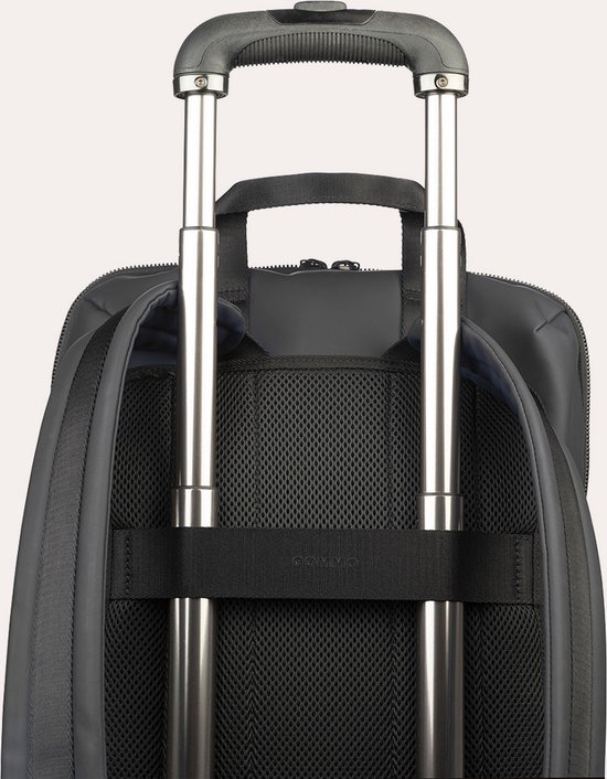Tucano Gommo Rugzak MacBook max. 16 – Met Trolleyband – Intern Laptopvak – Extern Vak voor Accessoires - Zwart