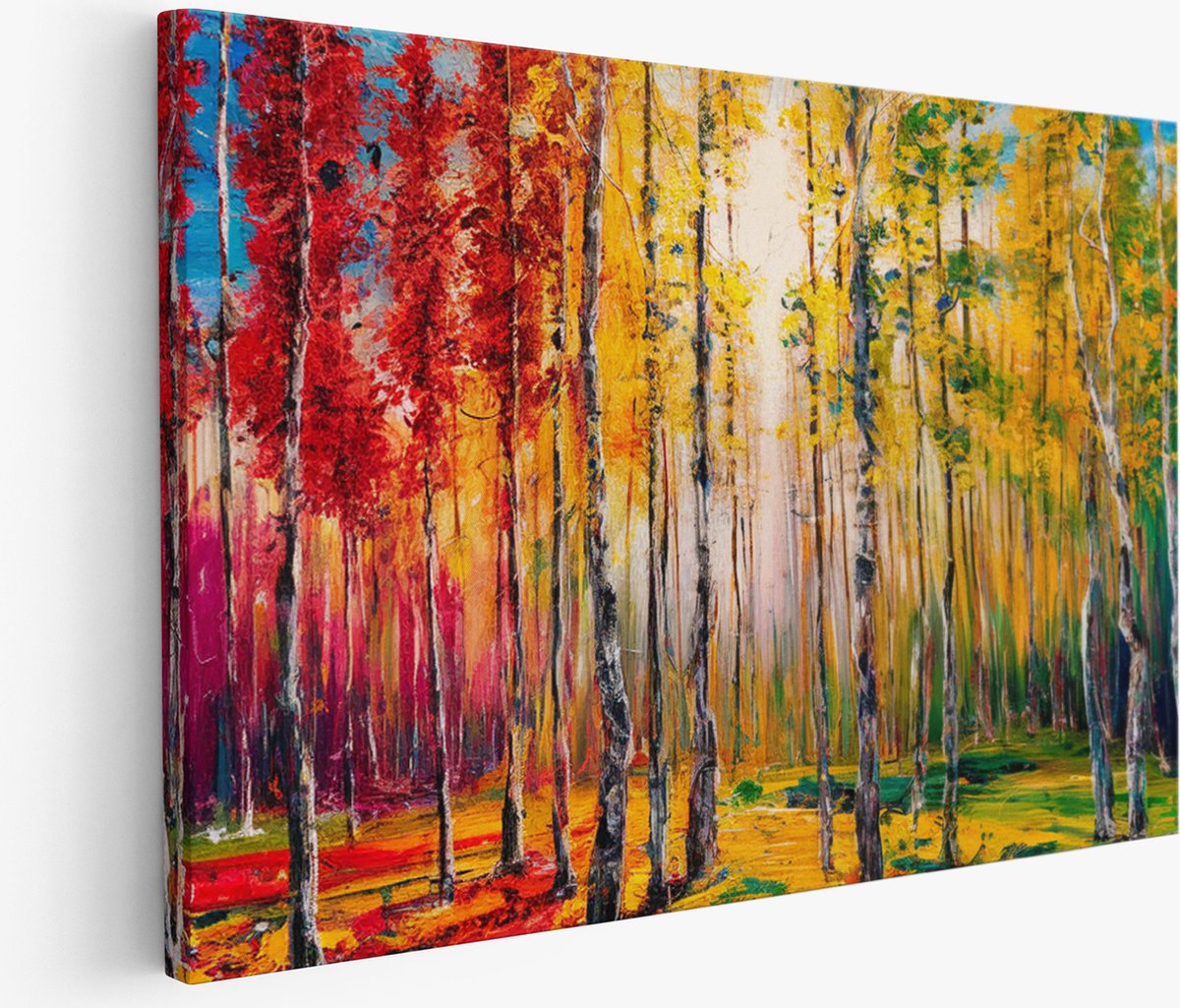 Saammp Muurcirkel Hout - 2 Pauwen - Vintage - Dieren - Natuur - Ø 80 - Wandcirkel - Wanddecoratie Cirkel - muurdecoratie Woonkamer - Slaapkamer decoratie - Rond Schilderij