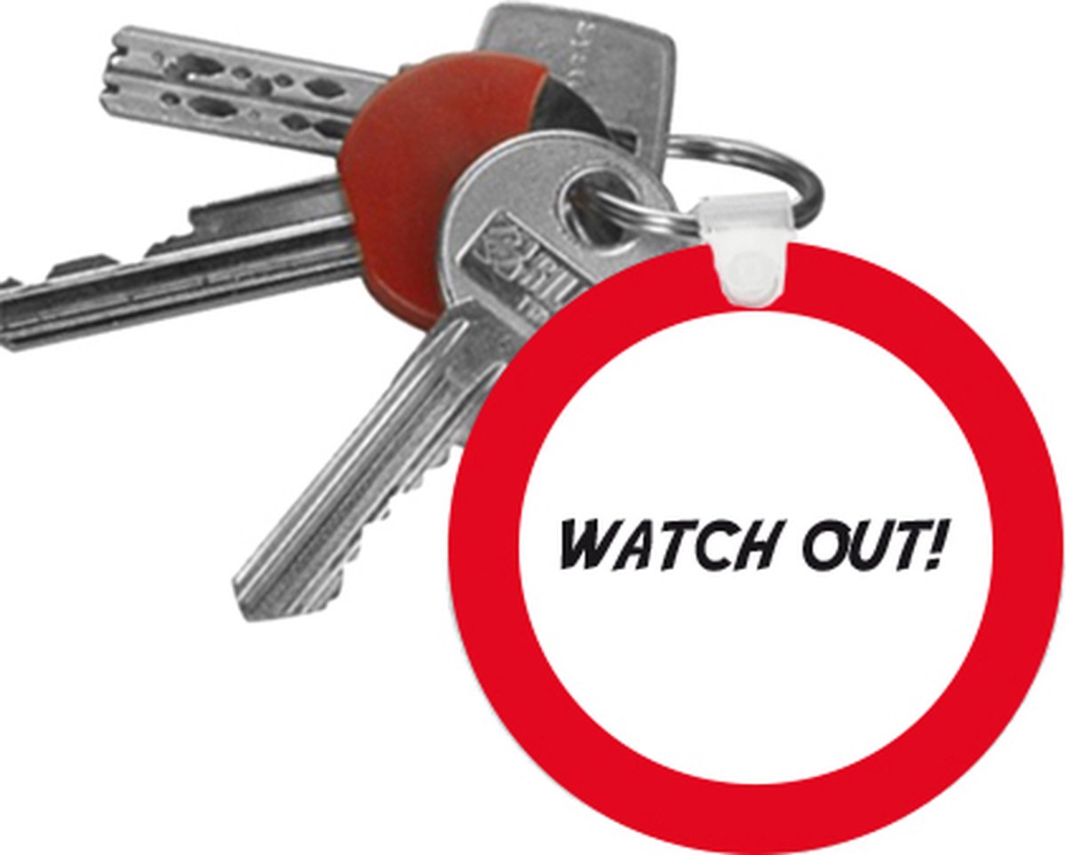 Sleutelhanger "Watch Out!" - Rijbewijs Geslaagd - Sleutelhanger Cadeau