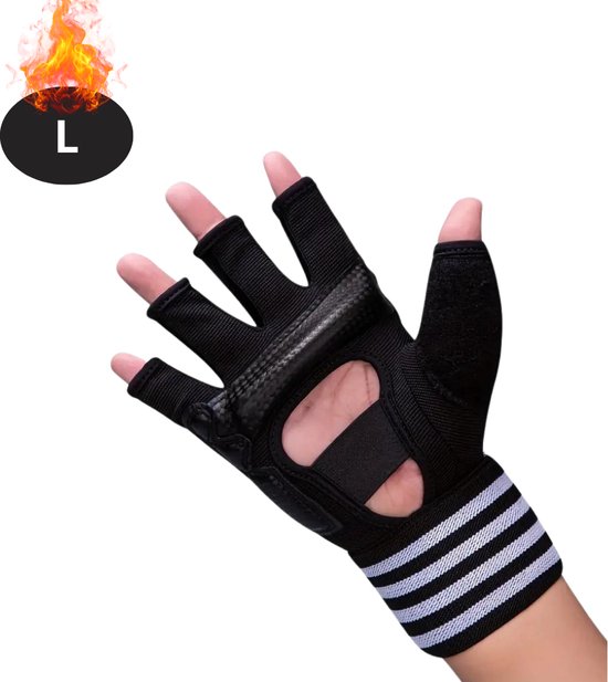 Bovista Gants MMA - Gloves - Gants de Sparring - Hommes - Femmes - Grappling - Gants de boxe - Gants de Combat - Zwart - L