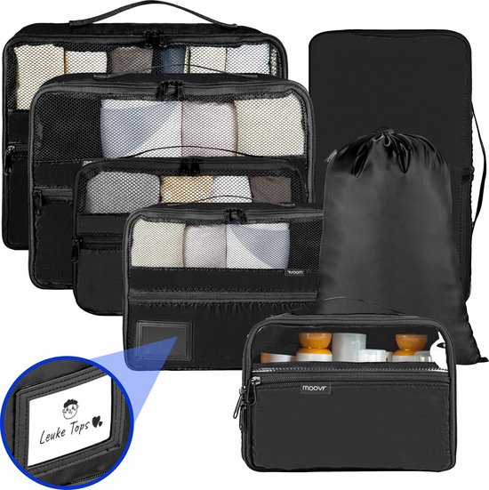 Eono by - Compressing Luggage Organizers, Travel Luggage Organizer Set, Travel Bag Compartments, Expandable Organizer Bags for Suitcases