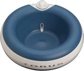 Torus® Ergonomische water Bowl blauw 2L werkt zonder stroom | gefilterd water | waterautomaat | poezen drinkbak | dieren drinkbakken | waterdispenser | water bak