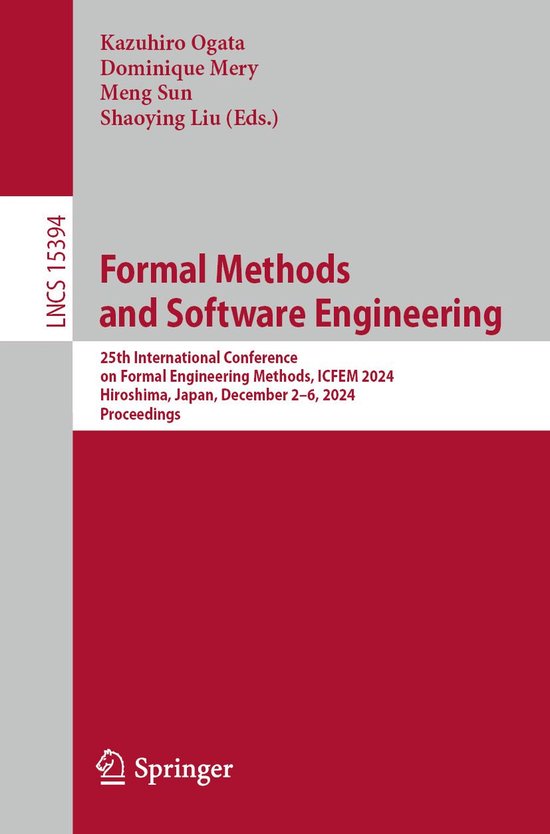 Springer Nature Proceedings Computer Science - Formal Method ... - cover