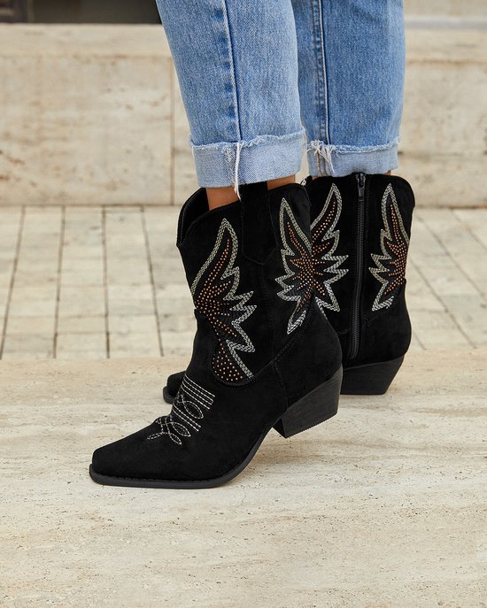 Dames Cowboylaarzen Kort - - - Maat 38
