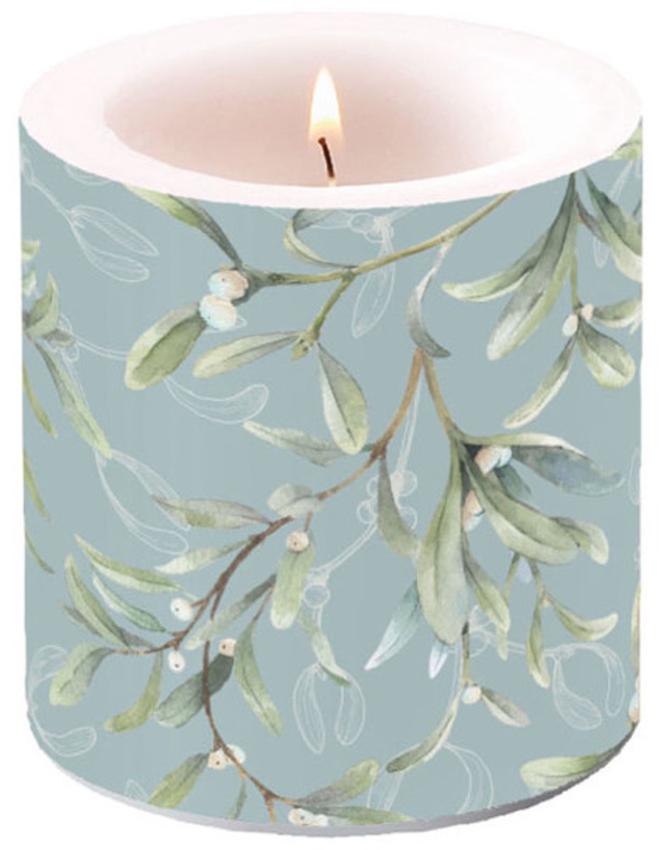 Ambiente Stomkaars Mistletoe All Over 7.5x8 cm Groen