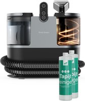 Bol.com Tapijtreiniger met 2x Schoonmaakmiddel - Verwarmbaar tot 60°C - 4 Opzetstukken - Vlekkenreiniger - Vivid Green aanbieding