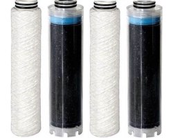 2 x 2 Resideo regenwaterfilter vervangpatronen FF20GAC - FF20DMF - Braukmann