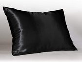 Beauty Skin Care Pillow- 2 Stuks- Kussensloop Satijn- 60x70 cm- Zwart