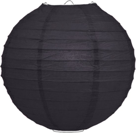 Lampionstokje 50 cm - met lampion - zwart - D25 cm - Sint Maarten — afbeelding 4